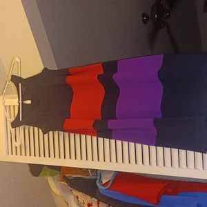 Enfocus Studio color block tank dress